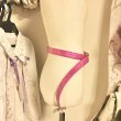 画像2: 【USED】・BEAMS メタリックピンクガチャベルト (2)