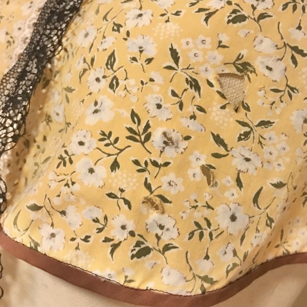 画像8: 【夜の街燈 Street Lamp at Night】・フラワータッセルケープ・オーバースカート　イエローブラウン (8)