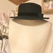 画像2: 【USED】・Jane Marple 別珍リボンカンカン帽　ブラック (2)