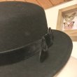 画像9: 【USED】・Jane Marple 別珍リボンカンカン帽　ブラック (9)