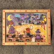 画像1: 【夜の街燈 Street Lamp at Night】・3人の魔法使いとそれぞれのおばけちゃん　(魔法のまち) (1)