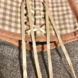 画像11: 【USED】・abilletage　ギンガムチェックコルセット　ベージュ (11)