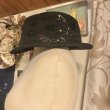 画像2: 【USED】・リメイクダメージハット　ブラック (2)