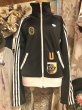 画像1: 【USED】・adidas/アップリケトラックジャケット　ブラック (1)