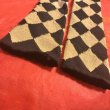 画像6: 【USED】・Enchantlic Enchantilly　ダイヤ柄ソックス　ブラック×ゴールド　 (6)