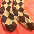 画像4: 【USED】・Enchantlic Enchantilly　ダイヤ柄ソックス　ブラック×ゴールド　 (4)