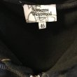 画像13: 【USED】・Vivienne Westwood MAN /オーブ刺繍ビッグフードパーカー　ブラック×グレー (13)