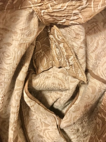 画像11: 【VINTAGE】・襟変形薔薇柄ジャケット　ブラウン (11)