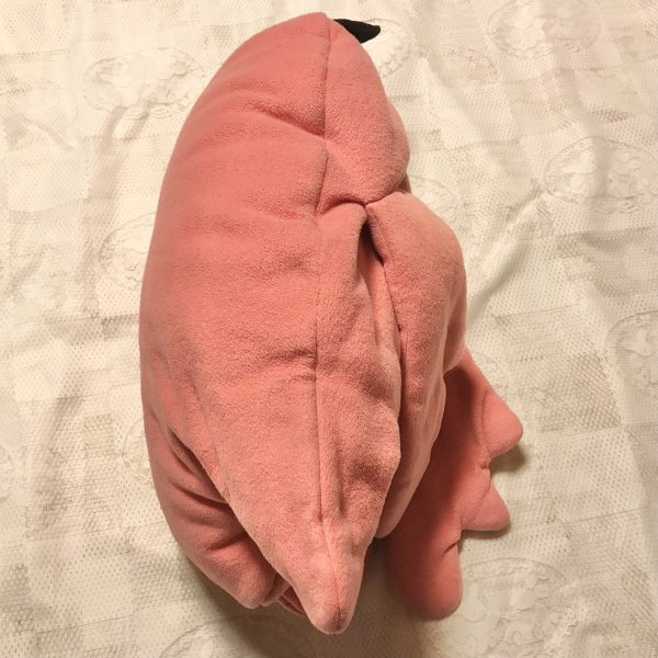 画像3: ※SALE※【USED】・BLACK PEASE NOW エビィちゃんクッション　ピンク (3)