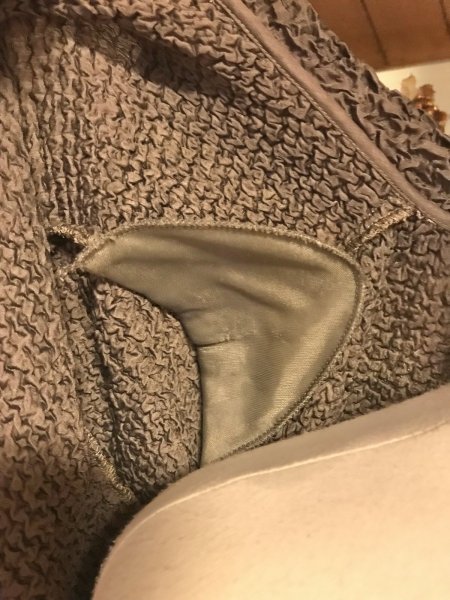 画像9: 【VINTAGE】・ポップコーン風生地のジャケット　ブラウン (9)