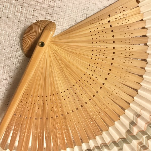 画像3: 【VINTAGE】・鳥の扇子 (3)