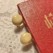画像2: 【VINTAGE】・Rondイヤリング　クリーム (2)