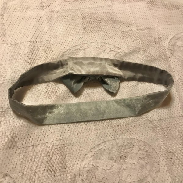 画像3: 【USED】・Jane Marple/ベロアベルト　グレー (3)