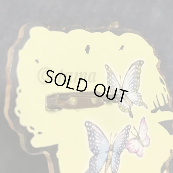 画像4: 【USED】・少女主義的水彩画家　たま Tama イラストブローチ (4)