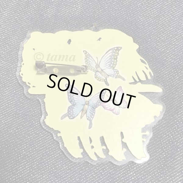 画像2: 【USED】・少女主義的水彩画家　たま Tama イラストブローチ (2)