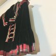 画像8: 【USED】・危機裸裸商店/ナポレオンケープ　ブラック×レッドチェック (8)