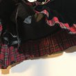 画像4: 【USED】・危機裸裸商店/ナポレオンケープ　ブラック×レッドチェック (4)
