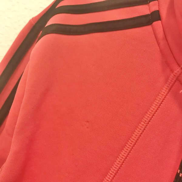 画像5: 【USED】・adidas　トラックジャケット　レッド (5)