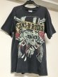 画像1: 【USED】・Guns N' Roses　ドクロTシャツ　ブラック (1)