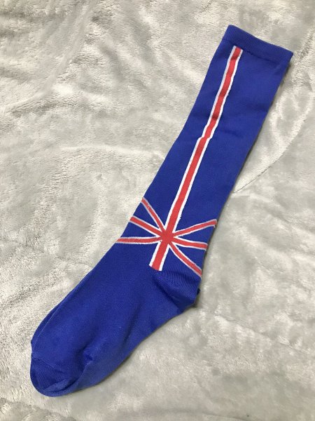 画像9: 【USED】・ノーブランド/ユニオンジャックソックス　ブルー (9)