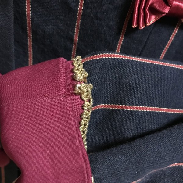 画像11: 【USED】・ALICE and the PIRATES/レジメンタルオーケストラジャケット　エンジ (11)