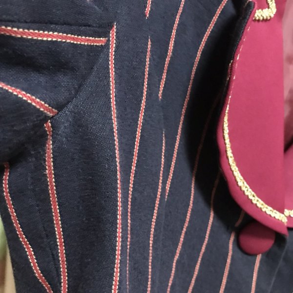 画像9: 【USED】・ALICE and the PIRATES/レジメンタルオーケストラジャケット　エンジ (9)