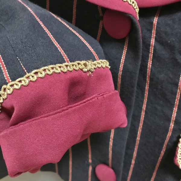 画像12: 【USED】・ALICE and the PIRATES/レジメンタルオーケストラジャケット　エンジ (12)