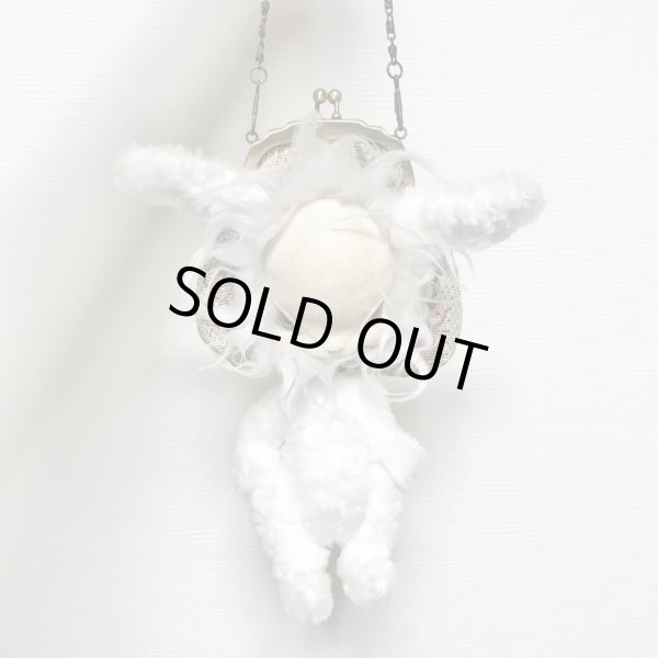 画像11: 【USED】・福寿ドール　うさぎドールがま口ミニバッグ (11)