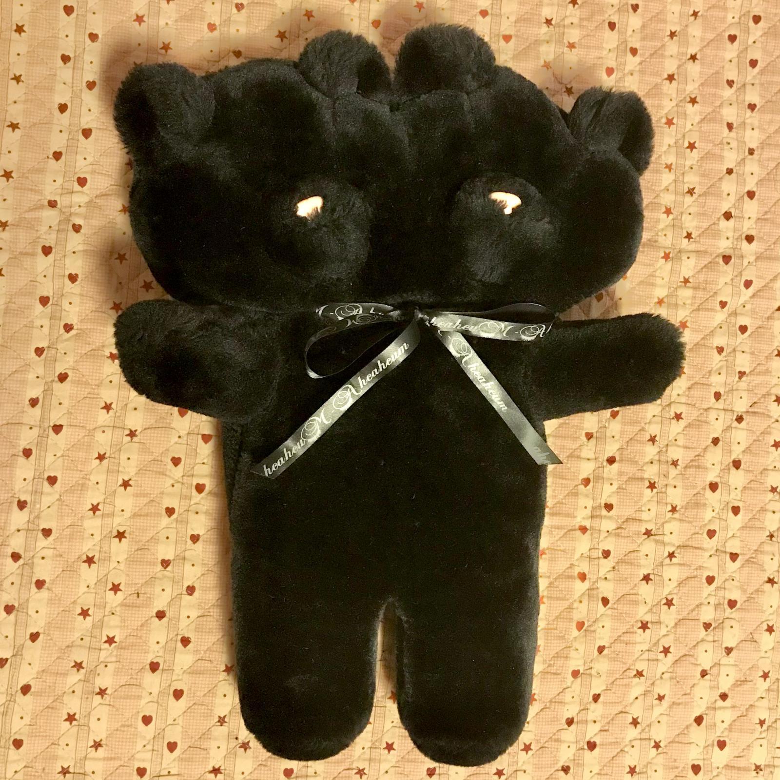 USED】・あちゃちゅむahcahcum ツインベア 双頭くまちゃん ポーチ